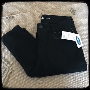 📣SOLD Old Navy Super Skinny Mid Rise Black Jeans NWT 0